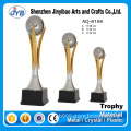 high end custom logo easy hold trophy metal cups with handles